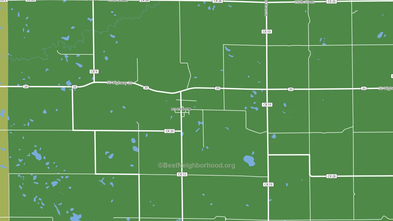 Stockholm, SD block-group voter-turnout map