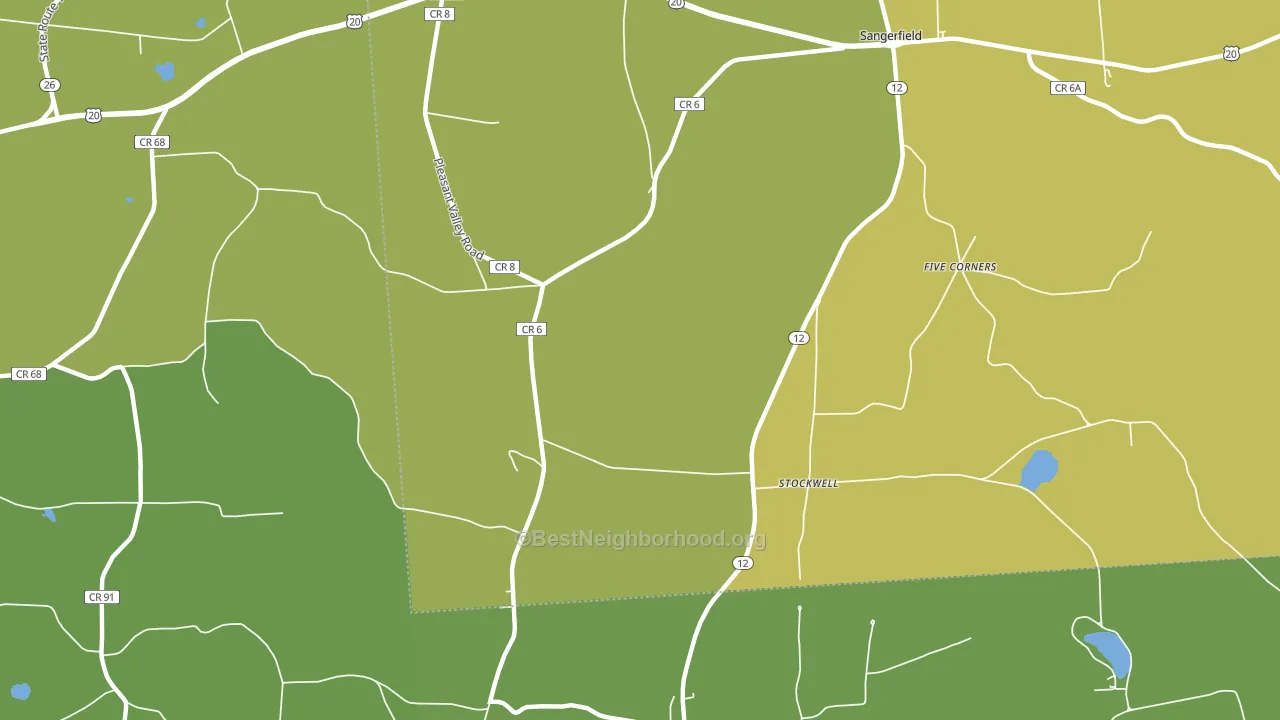 Stockwell, NY block-group voter-turnout map