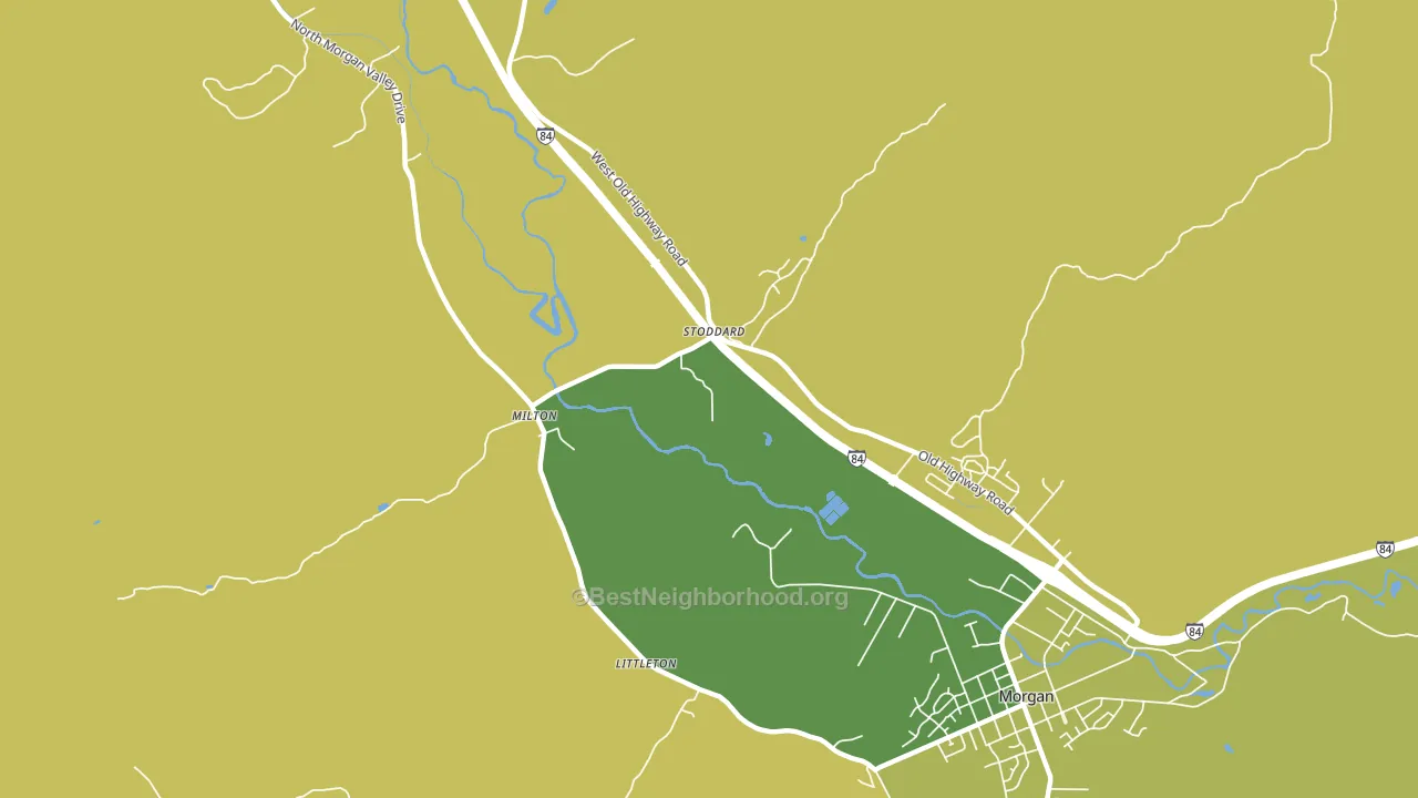 Stoddard, UT block-group voter-turnout map
