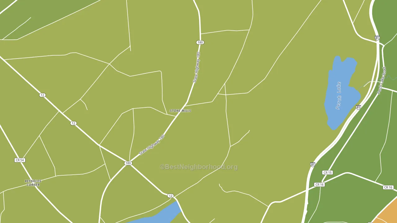 Stone Mills, NY block-group voter-turnout map