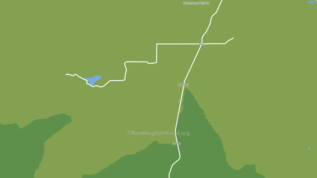 Stone, MT block-group voter-turnout map