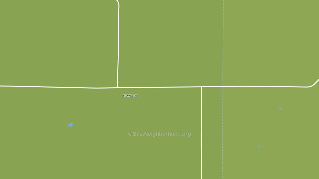 Stoneham, CO block-group voter-turnout map