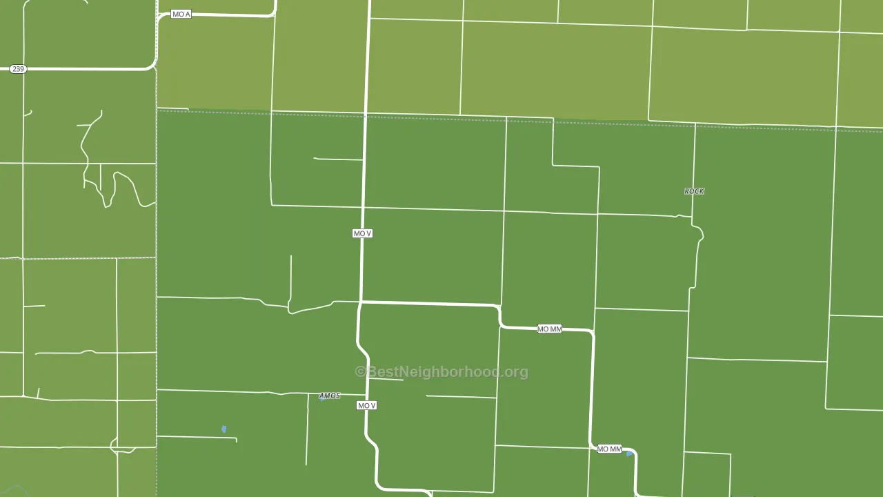 Stotesbury, MO block-group voter-turnout map