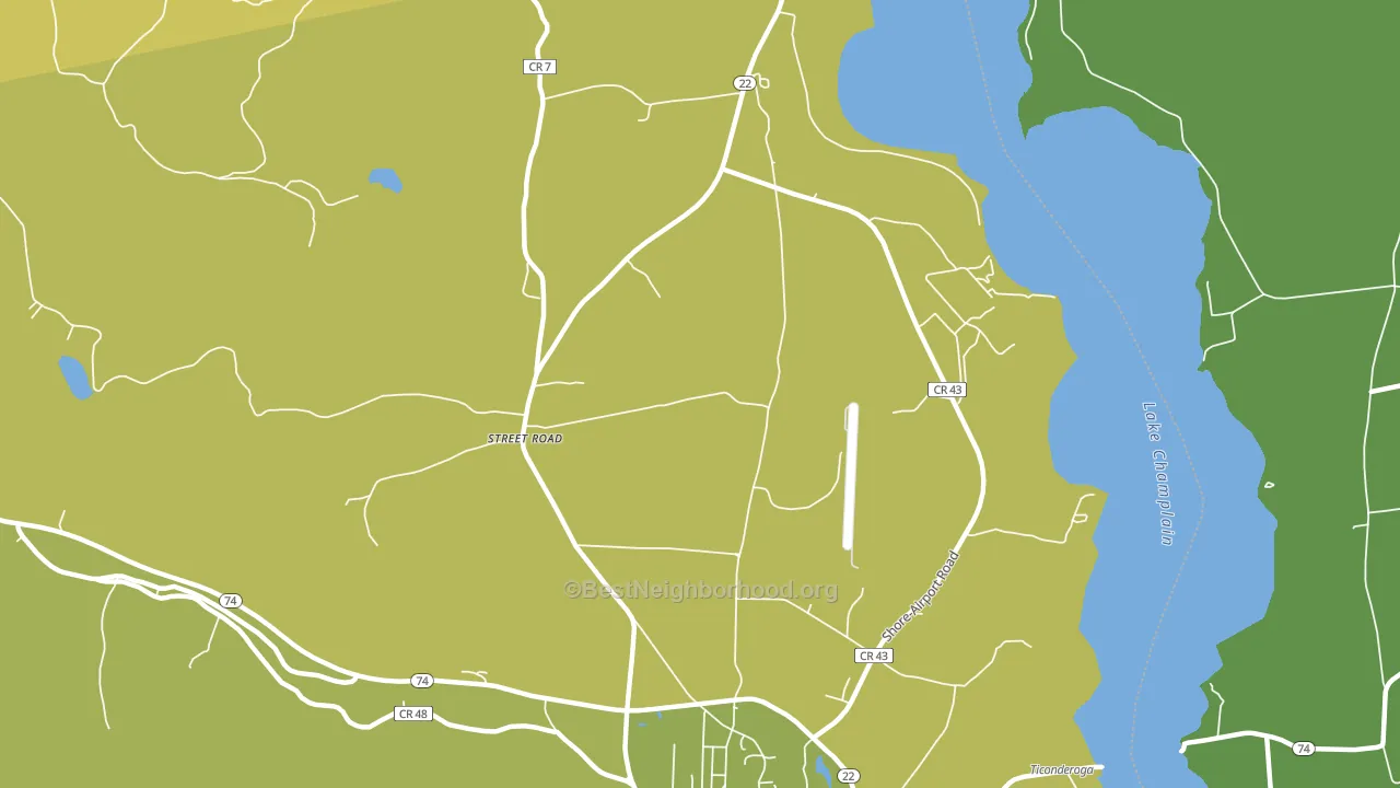 Street Road, NY block-group voter-turnout map