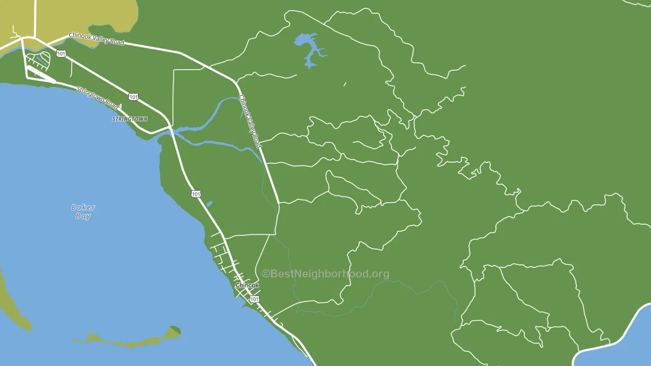 Stringtown, WA block-group voter-turnout map