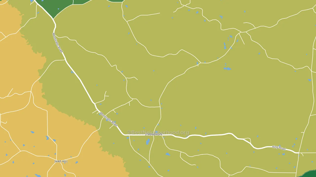 Stronghope, MS block-group voter-turnout map