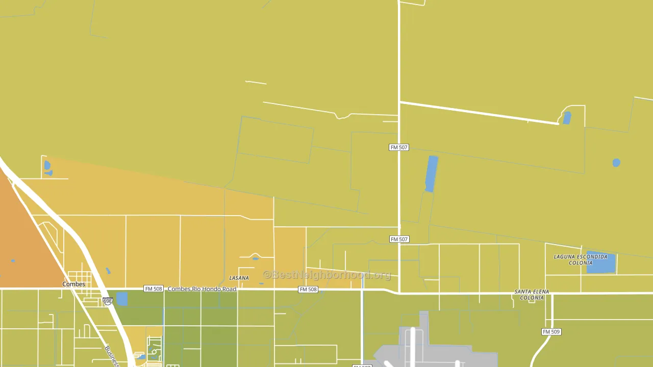 Stuart Place, TX block-group voter-turnout map