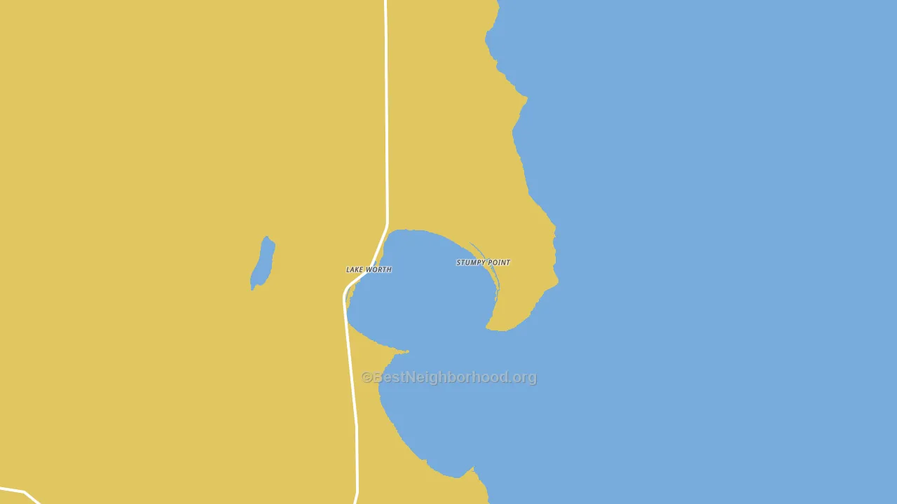 Stumpy Point, NC block-group voter-turnout map