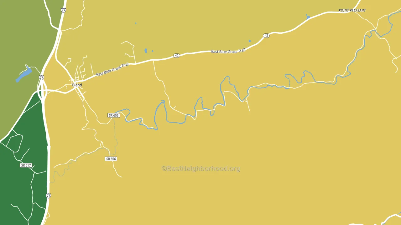 Suiter, VA block-group voter-turnout map