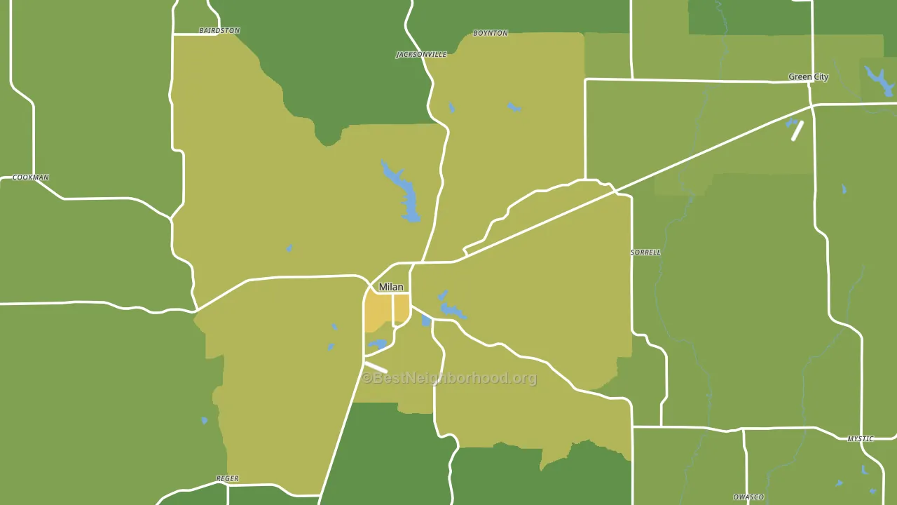 Sullivan County, MO block-group voter-turnout map