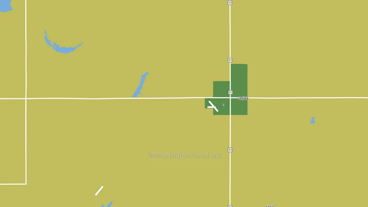 Sully County, SD block-group voter-turnout map