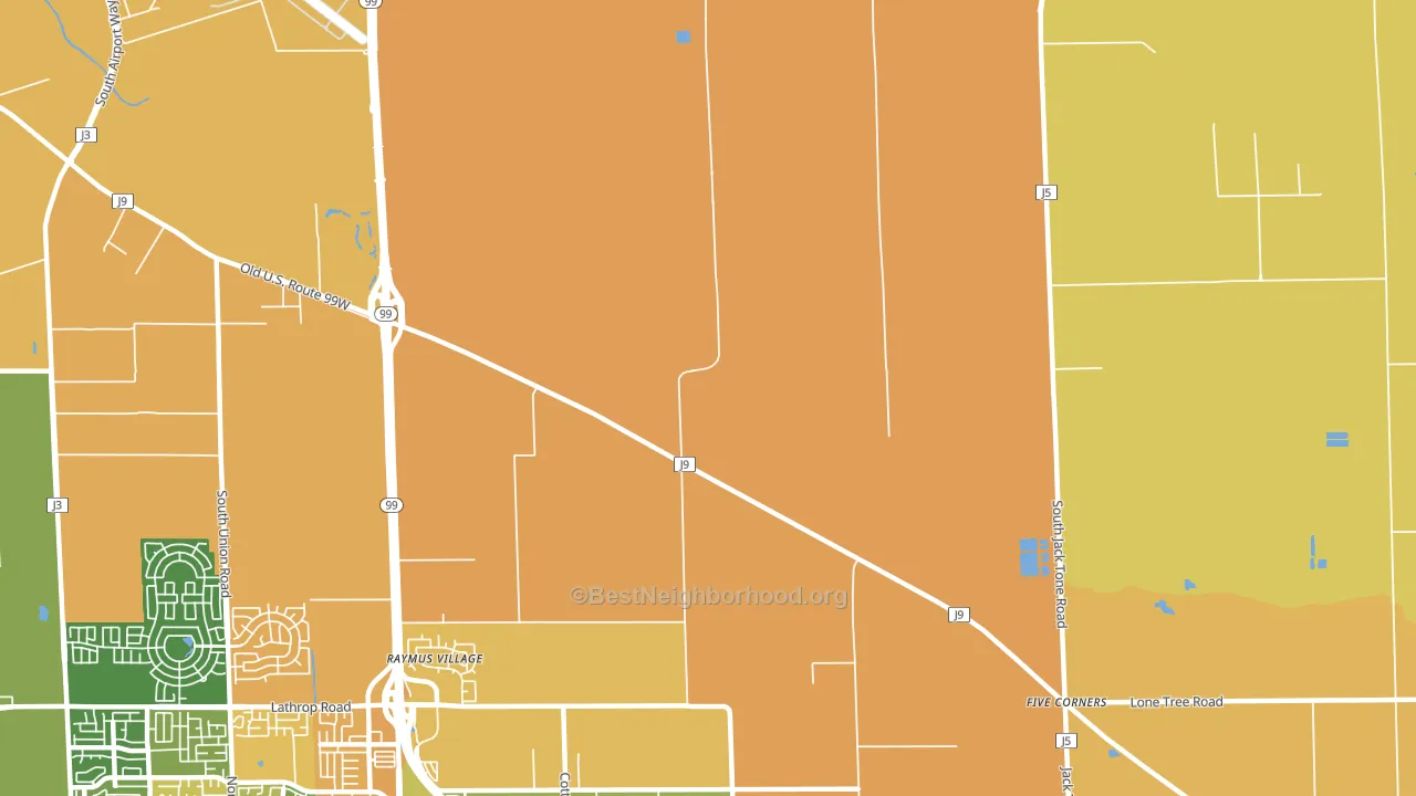 Summer Home, CA block-group voter-turnout map