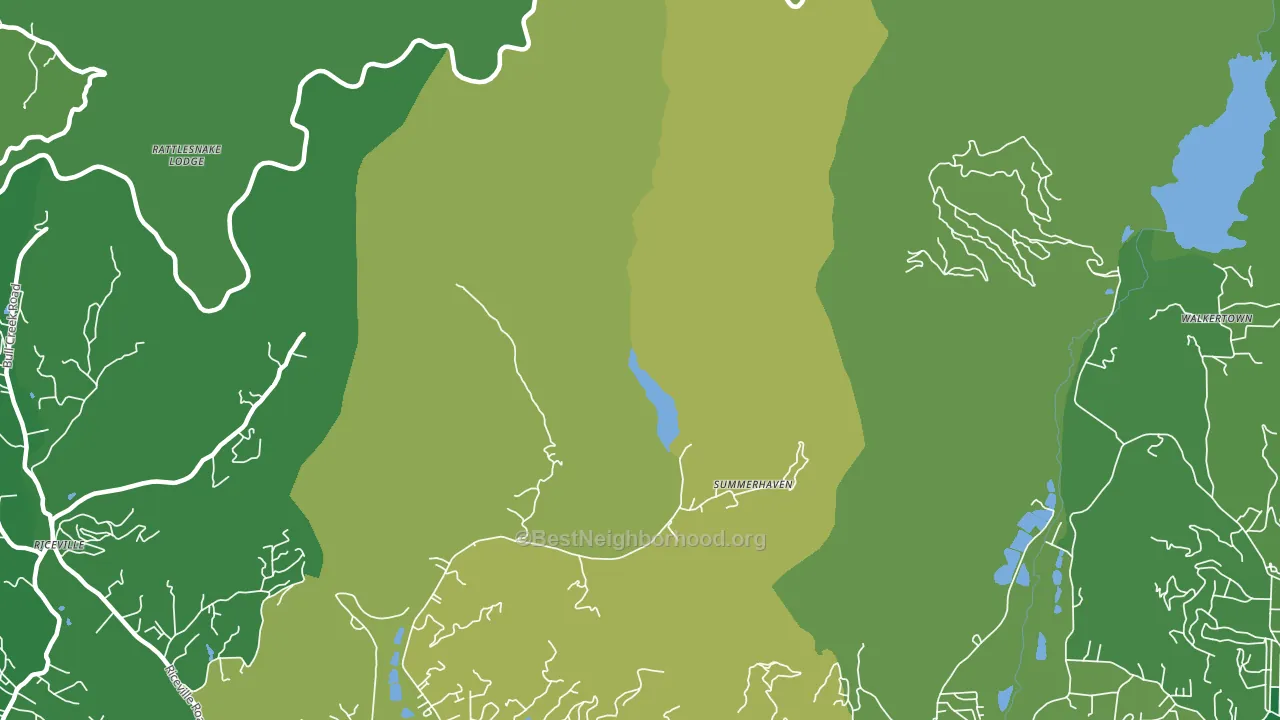 Summerhaven, NC block-group voter-turnout map