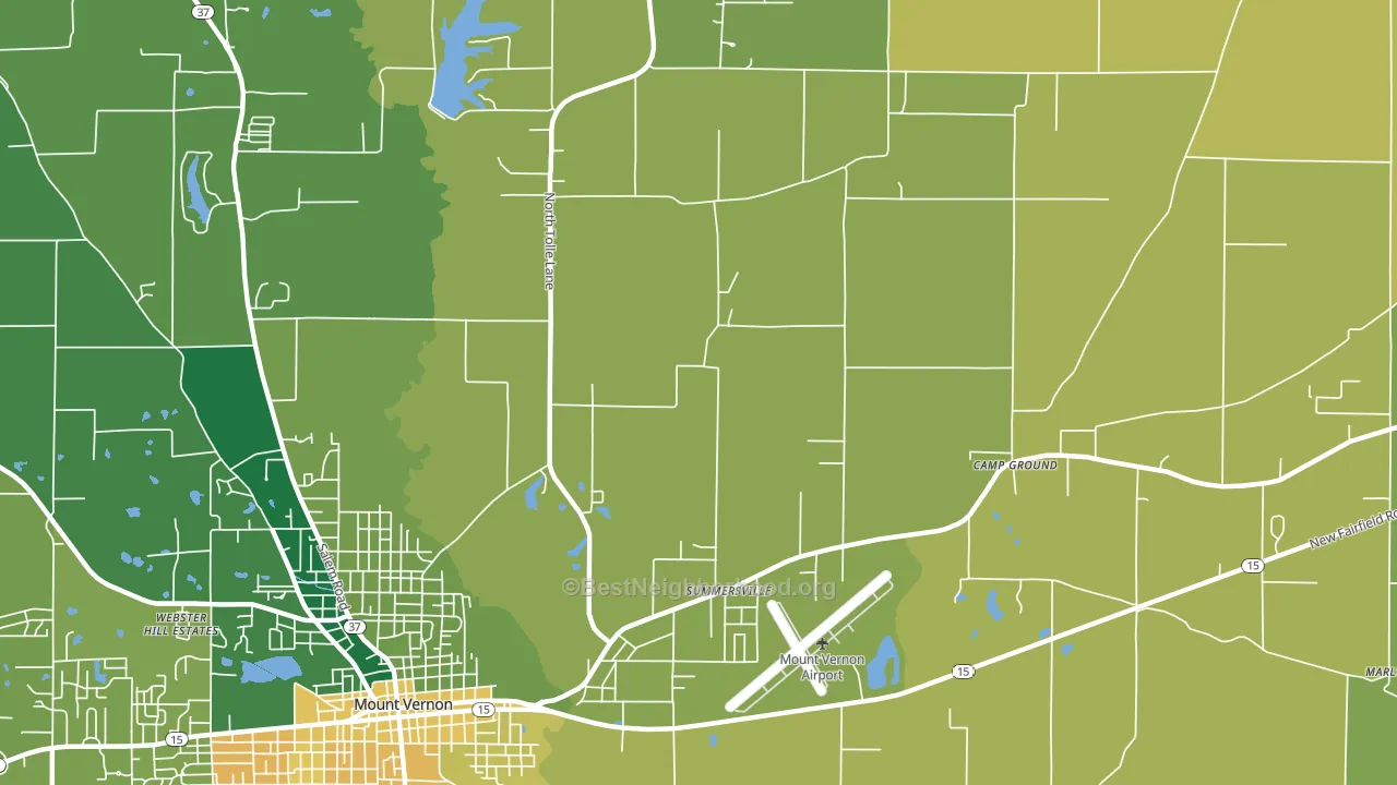 Summersville, IL block-group voter-turnout map