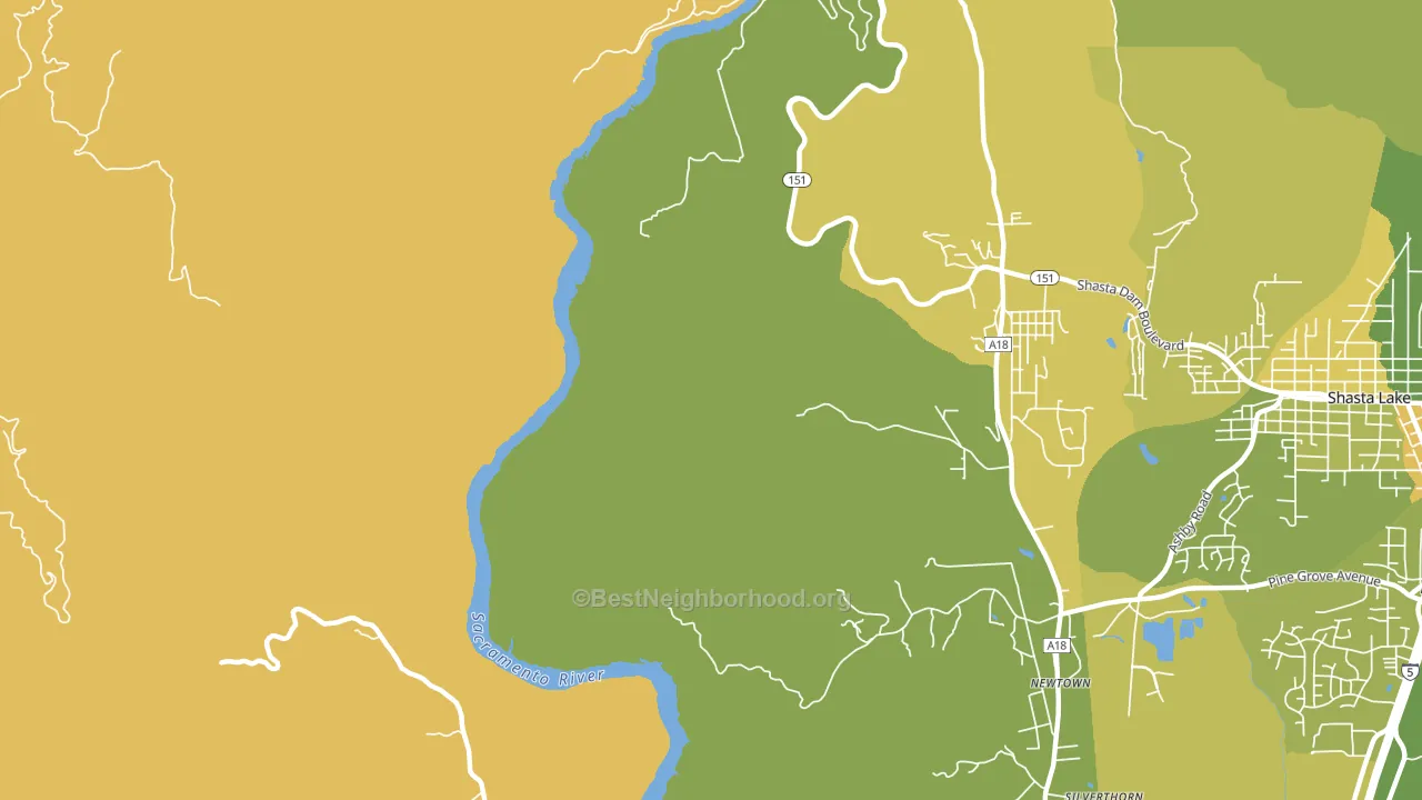 Summit City, CA block-group voter-turnout map