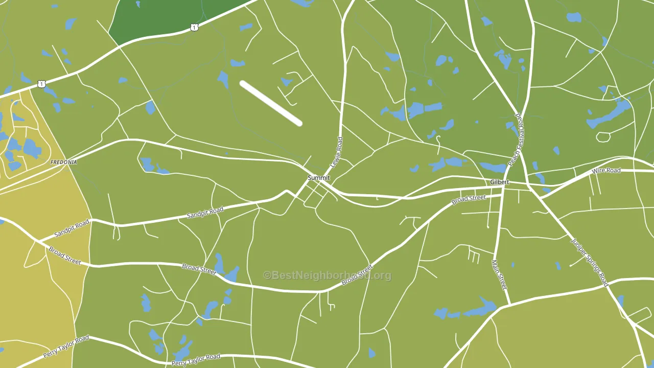 Summit, SC block-group voter-turnout map