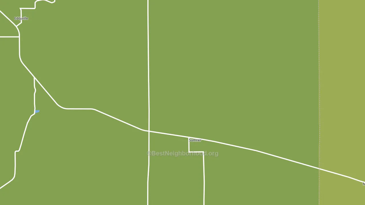 Sumner, NE block-group voter-turnout map