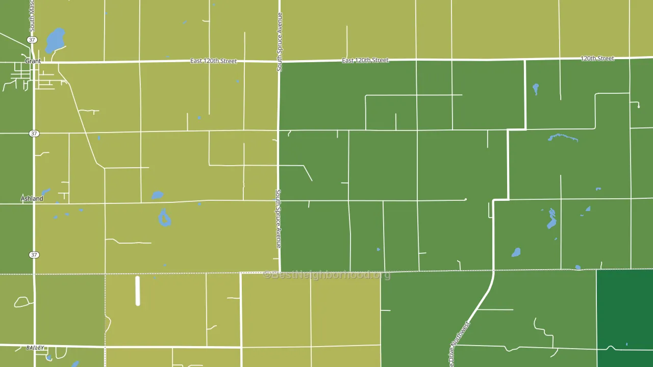 Sun, MI block-group voter-turnout map