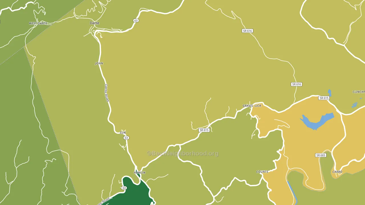 Sun, VA block-group voter-turnout map