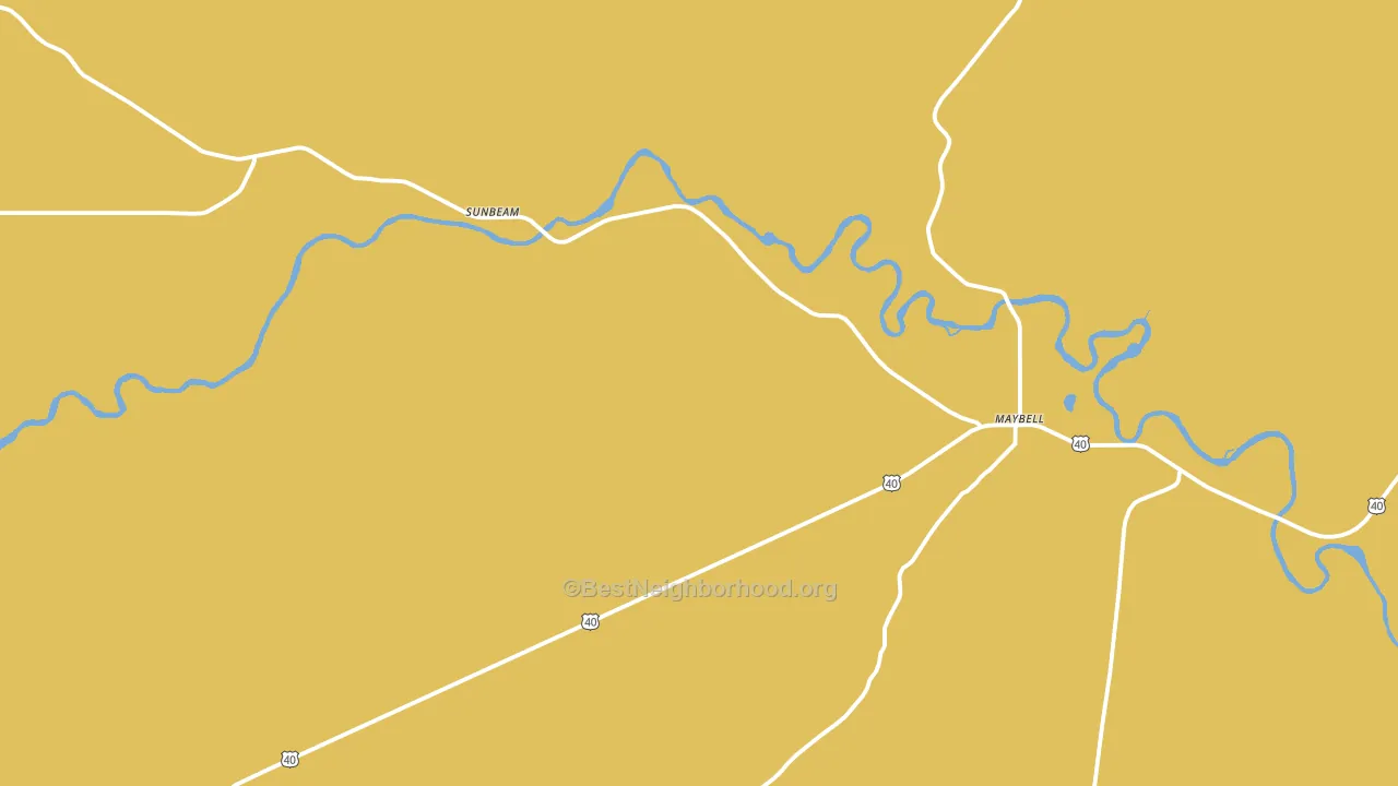 Sunbeam, CO block-group voter-turnout map
