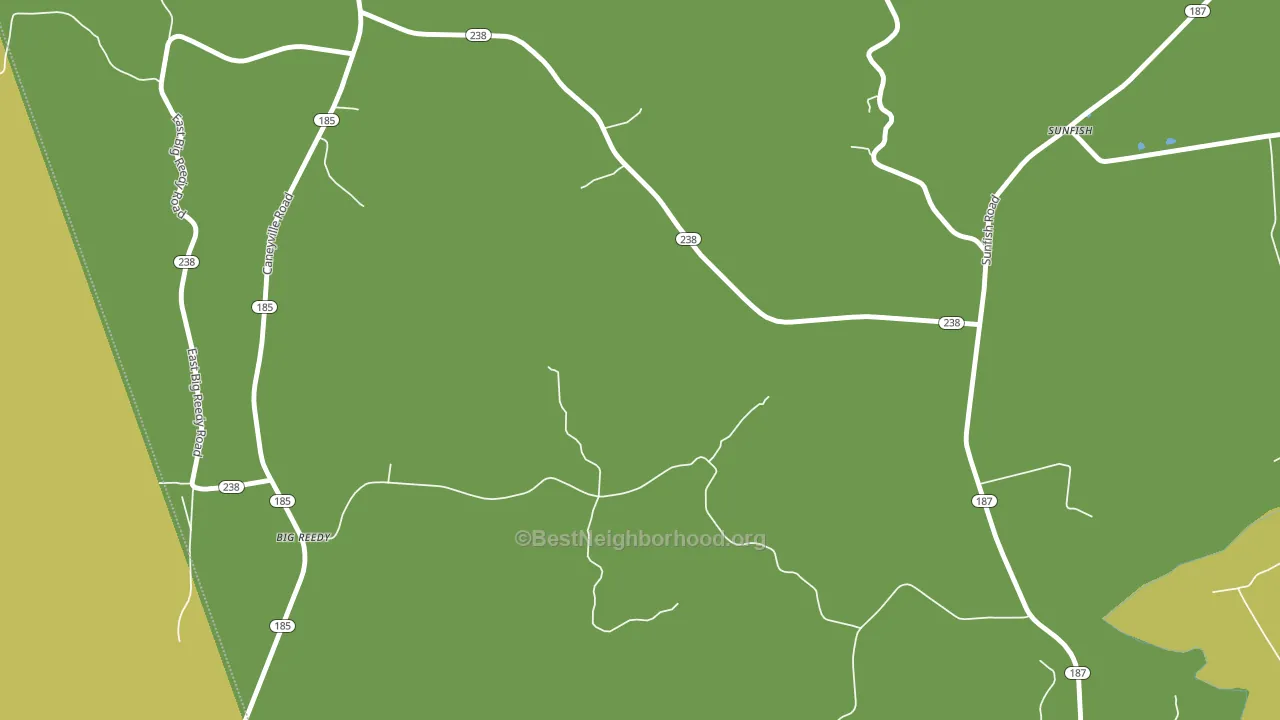 Sunfish, KY block-group voter-turnout map