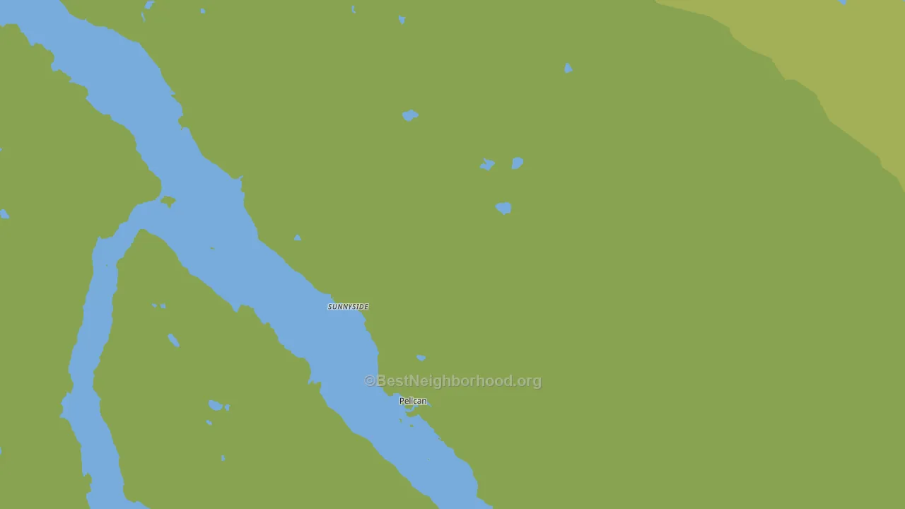 Sunnyside, AK block-group voter-turnout map