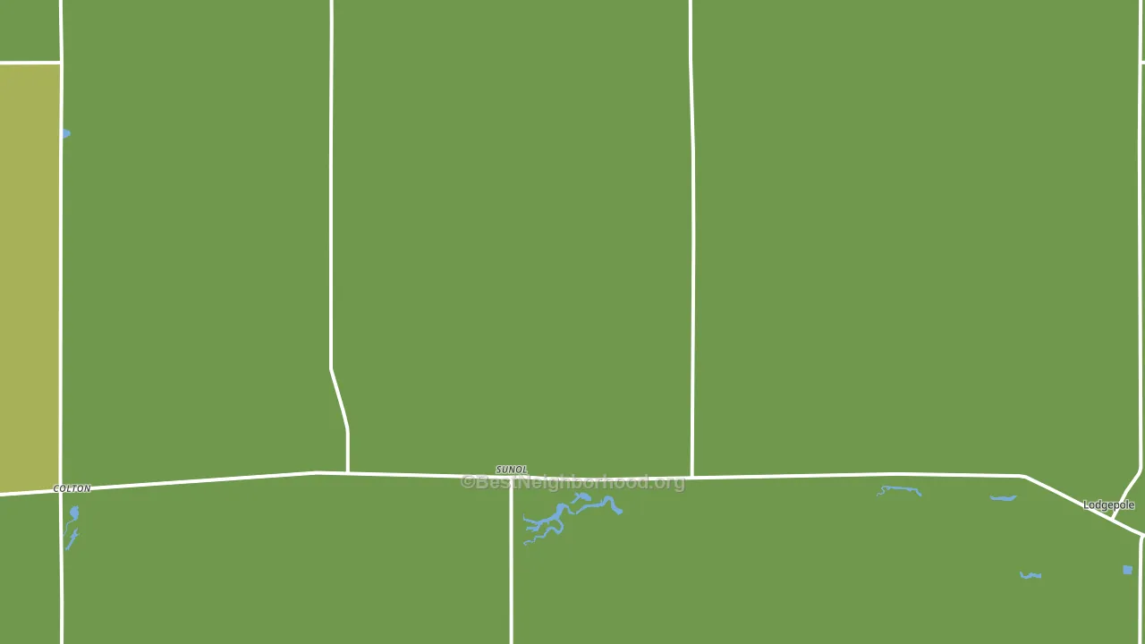Sunol, NE block-group voter-turnout map