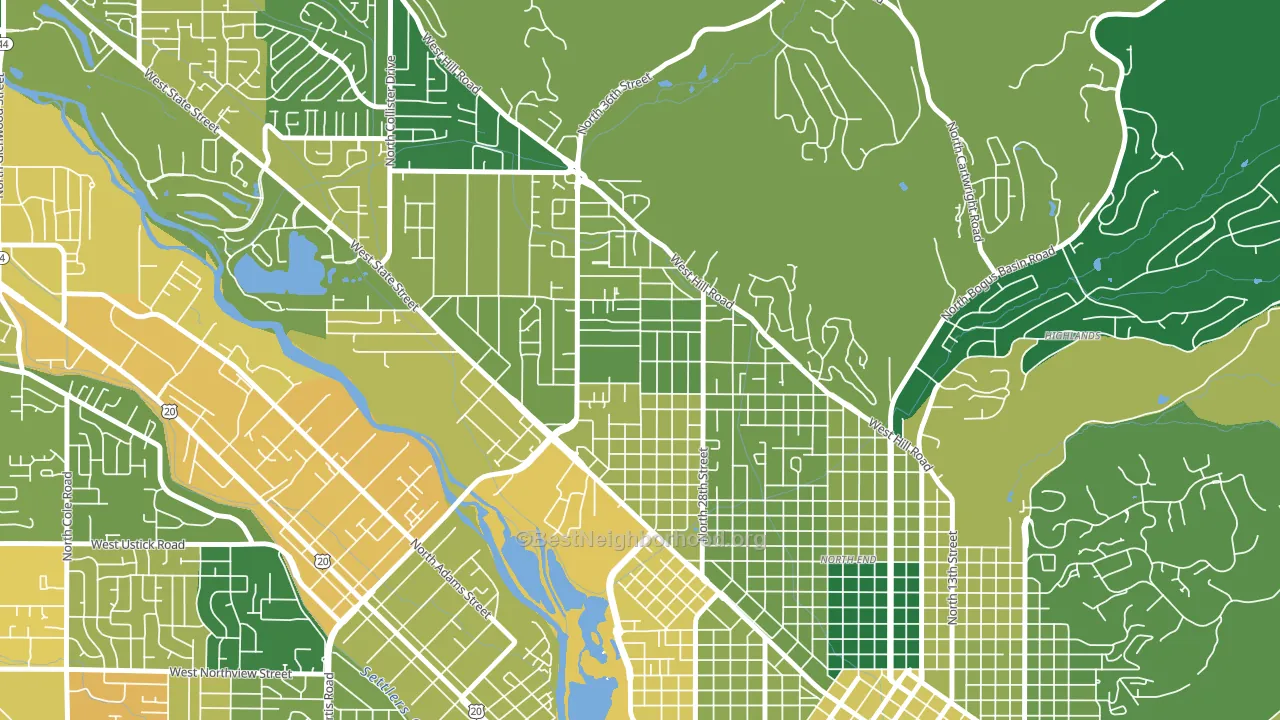 Sunset, Boise, ID block-group voter-turnout map