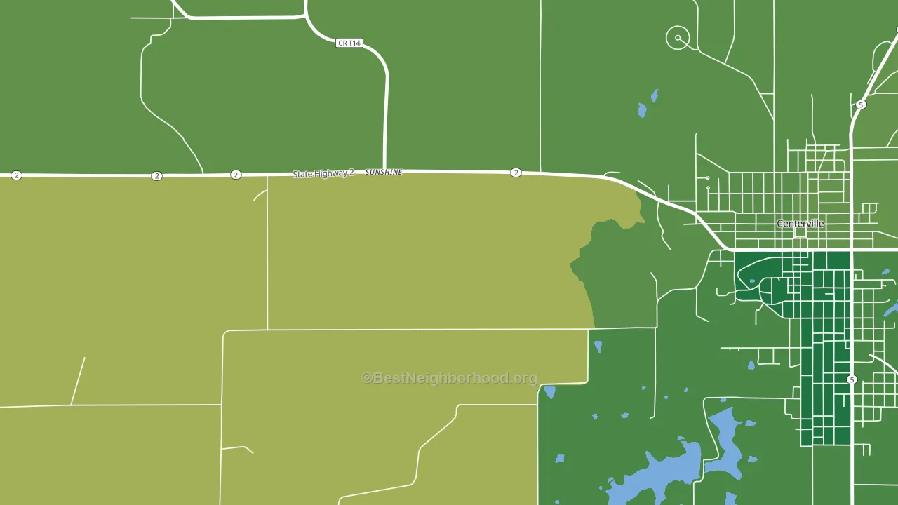 Sunshine, IA block-group voter-turnout map