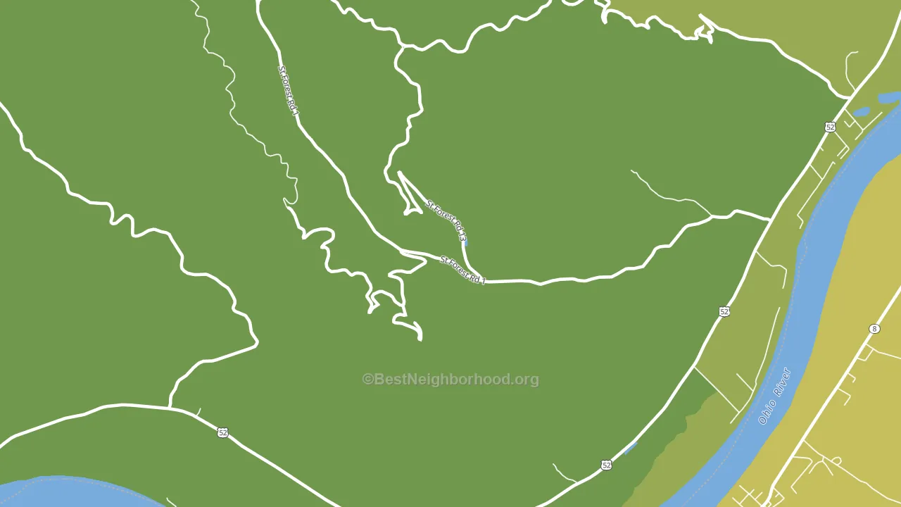 Sunshine, OH block-group voter-turnout map