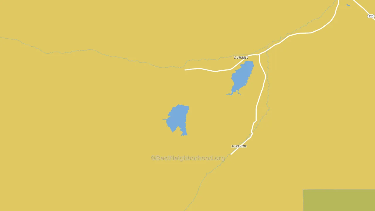 Sunshine, WY block-group voter-turnout map
