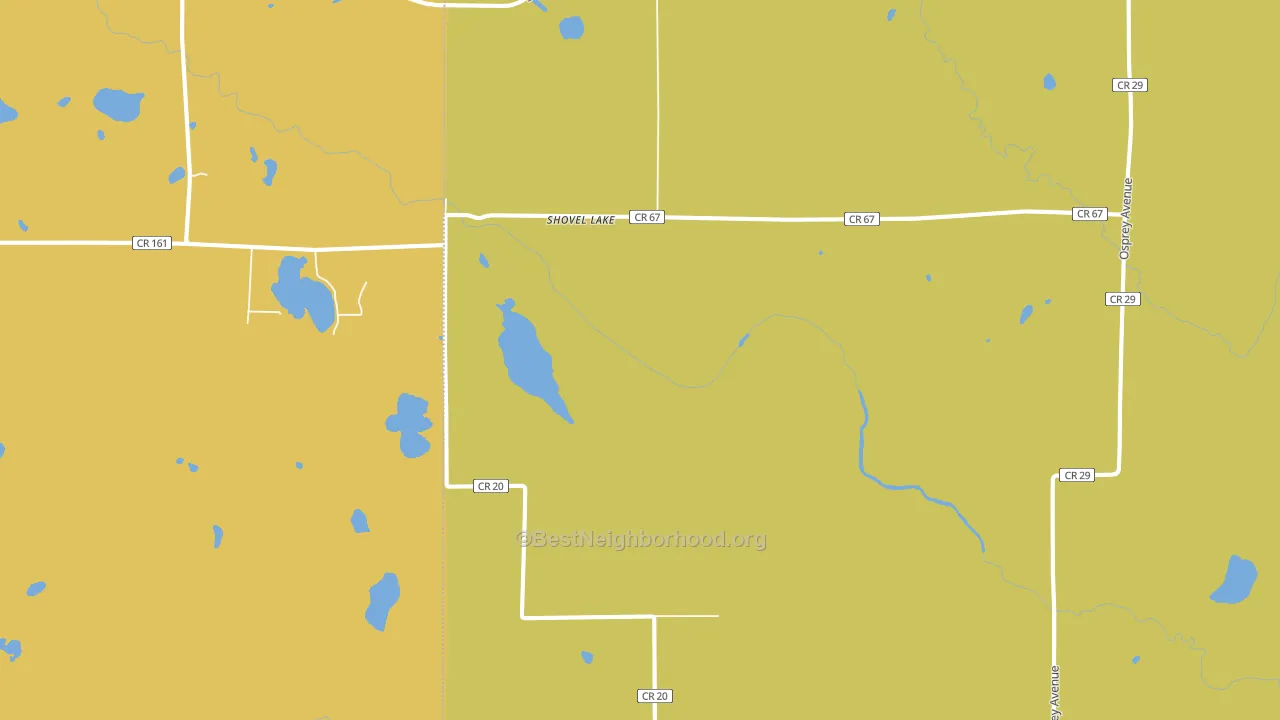 Swatara, MN block-group voter-turnout map