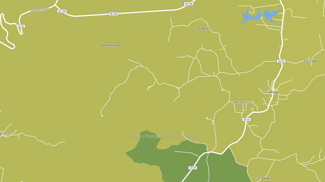 Sweeton Hill, TN block-group voter-turnout map