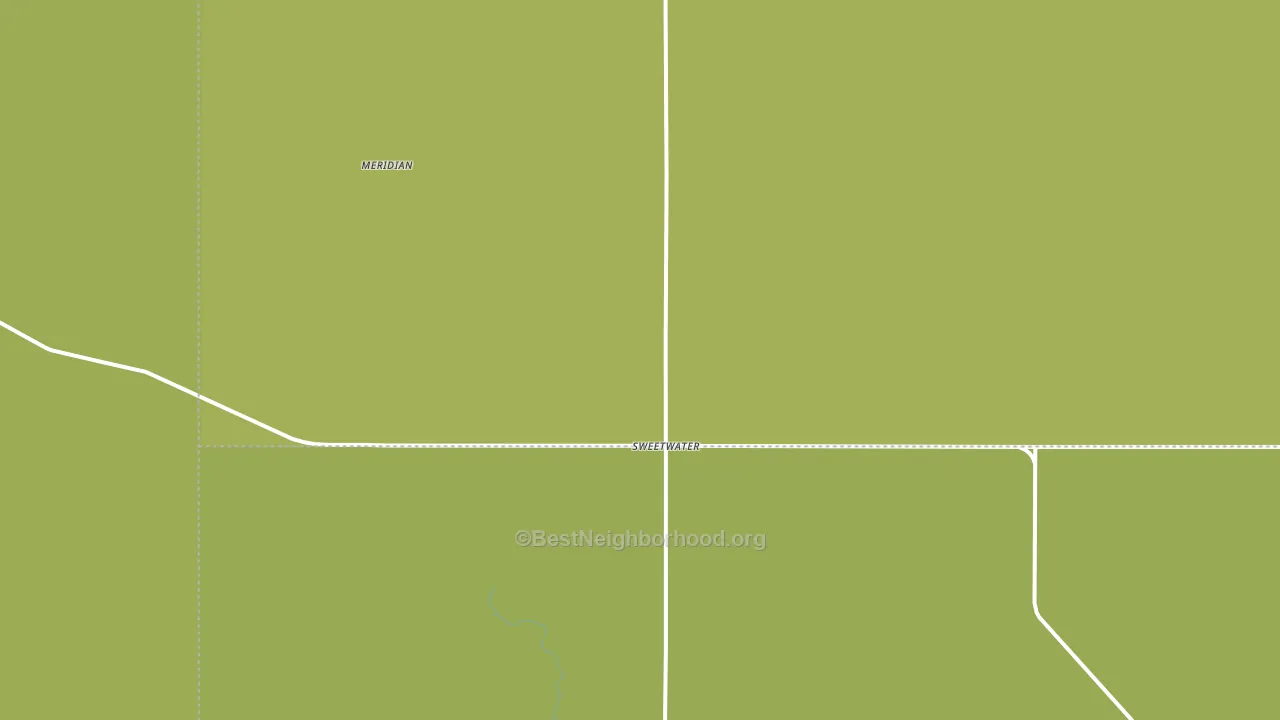 Sweetwater, OK block-group voter-turnout map