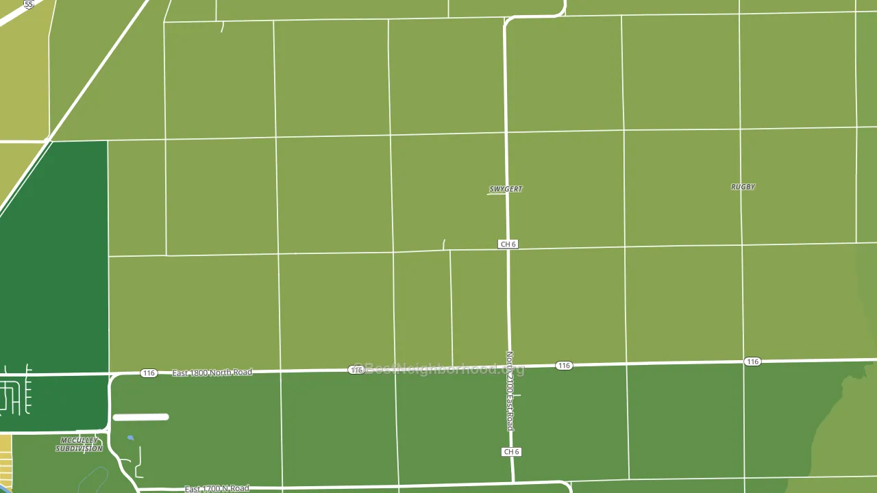Swygert, IL block-group voter-turnout map