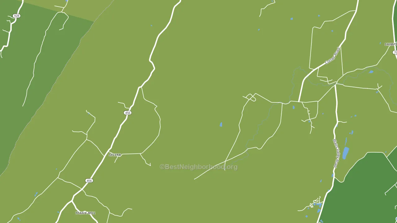 Sylvan, PA block-group voter-turnout map