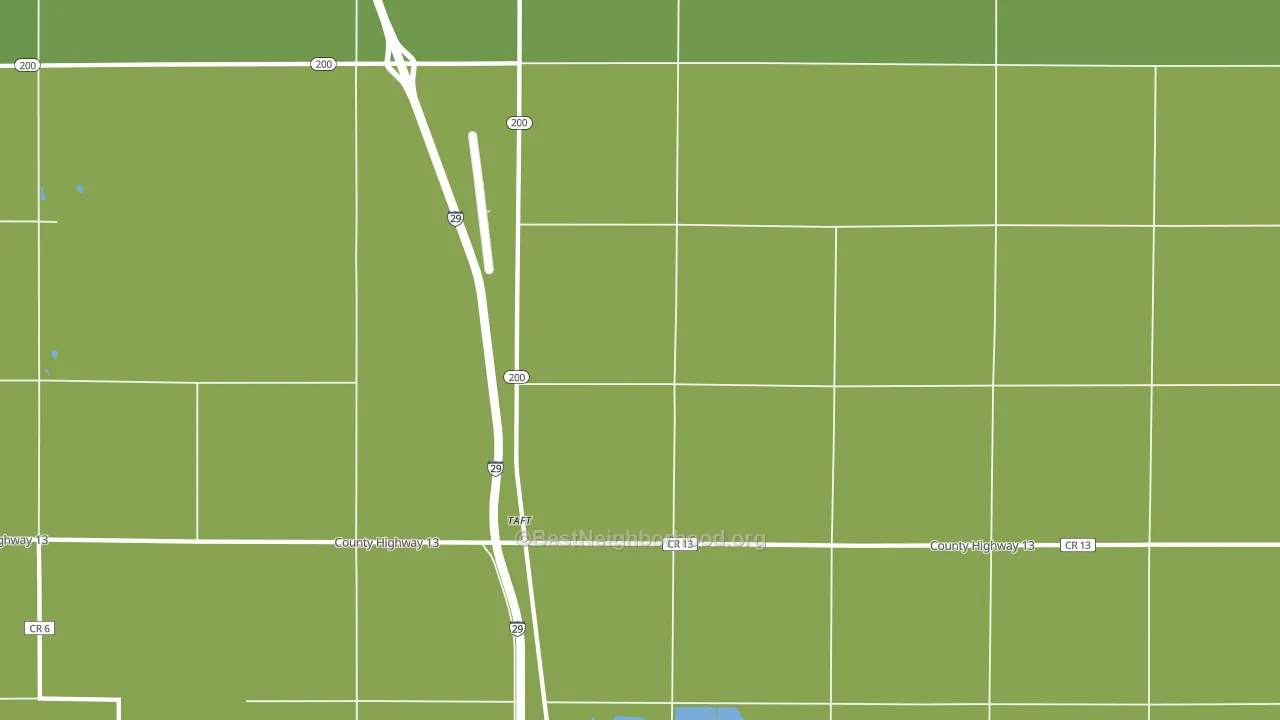Taft, ND block-group voter-turnout map