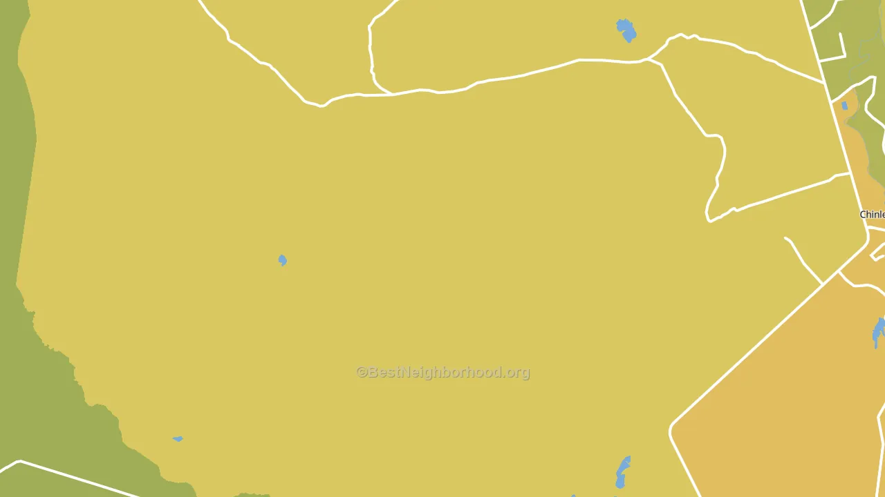 Tahchee, AZ block-group voter-turnout map