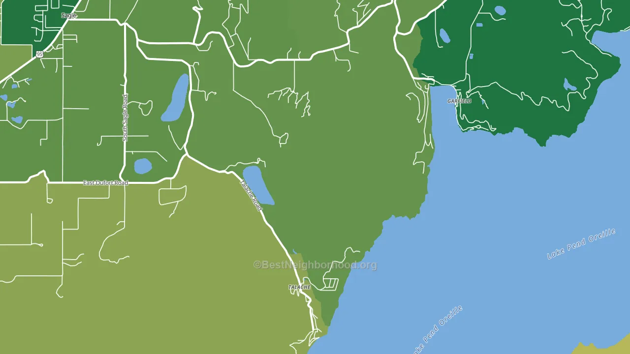 Talache, ID block-group voter-turnout map
