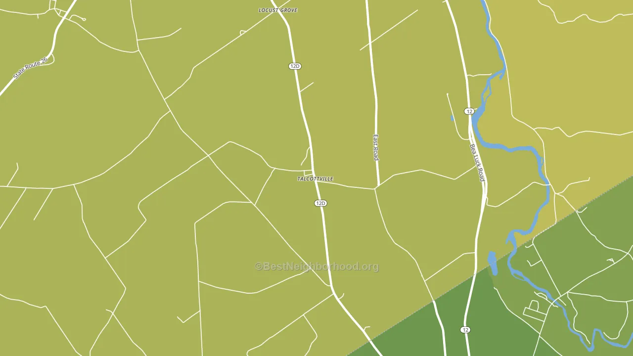 Talcottville, NY block-group voter-turnout map