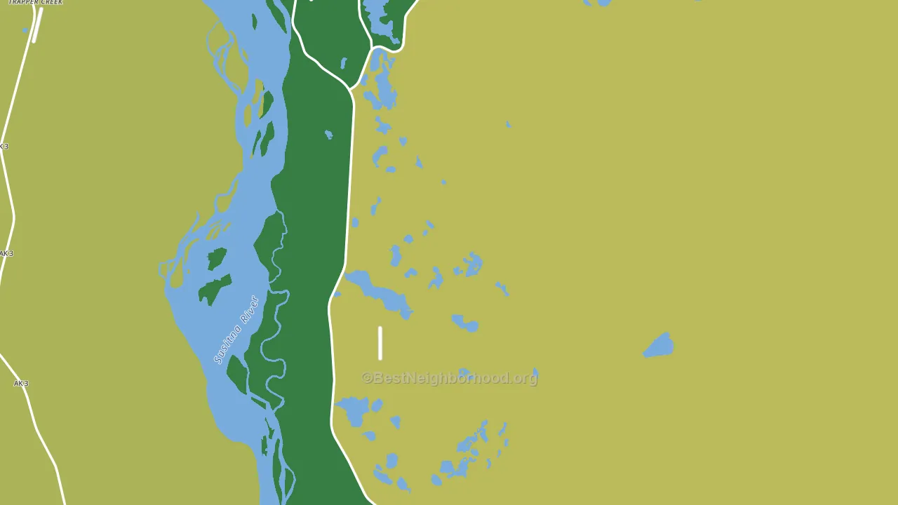 Talkeetna, AK block-group voter-turnout map