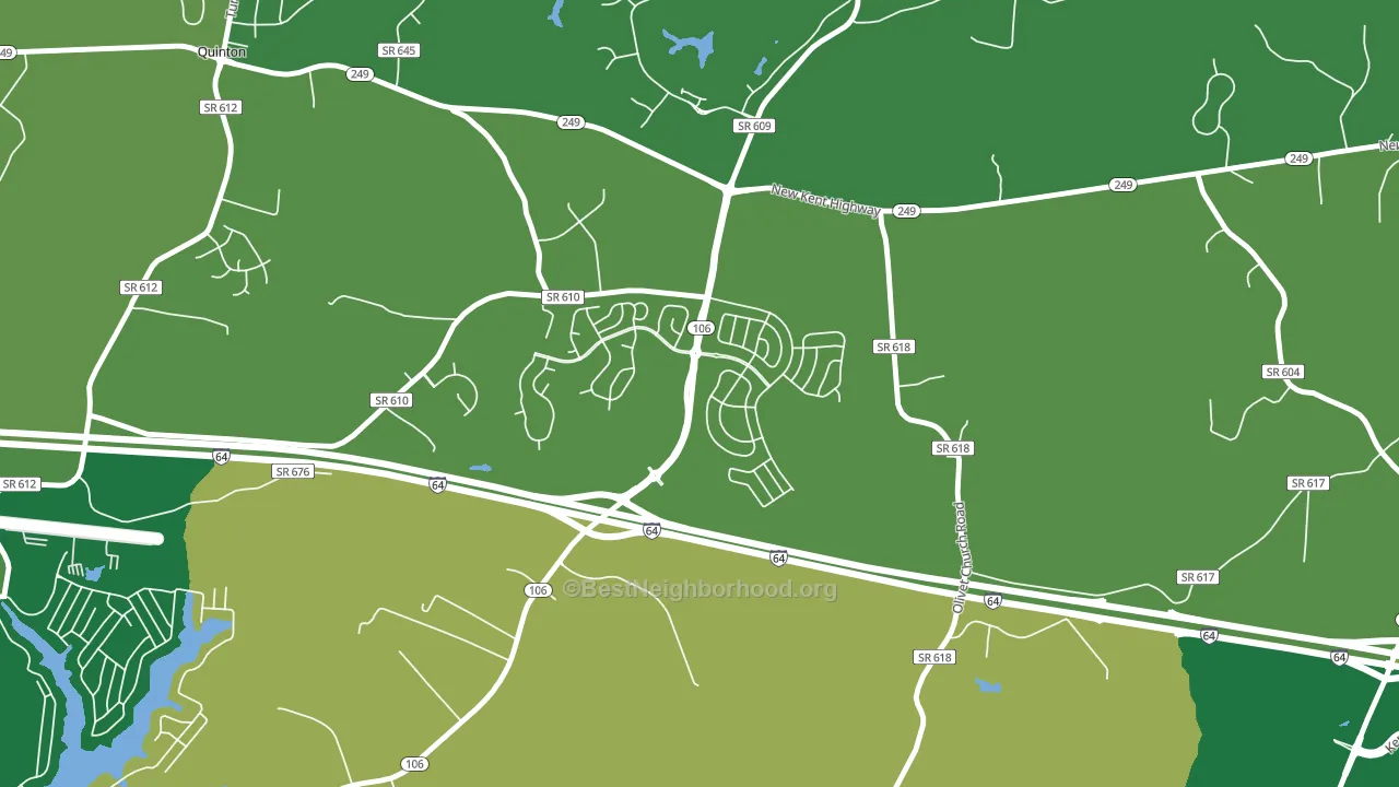 Tallysville, VA block-group voter-turnout map