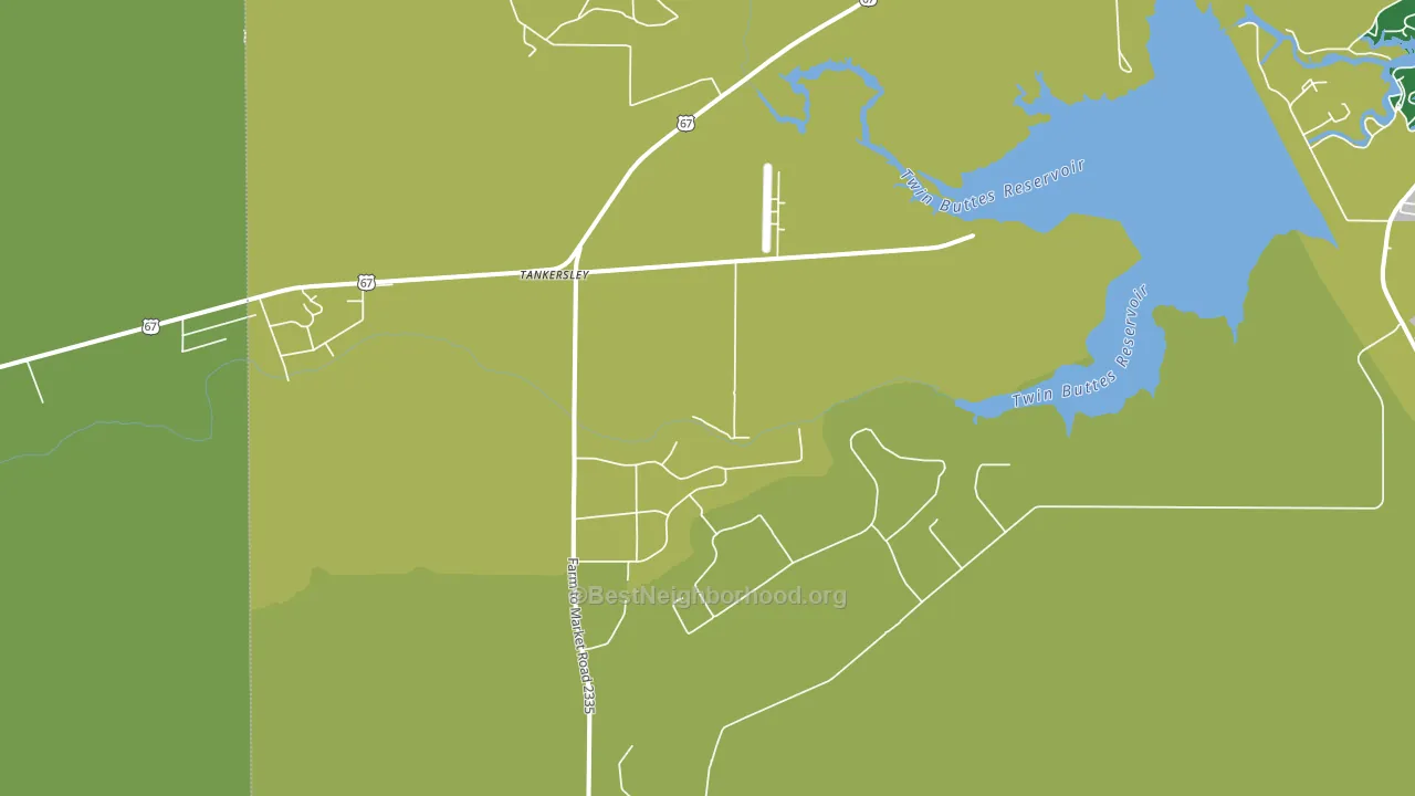 Tankersley, TX block-group voter-turnout map