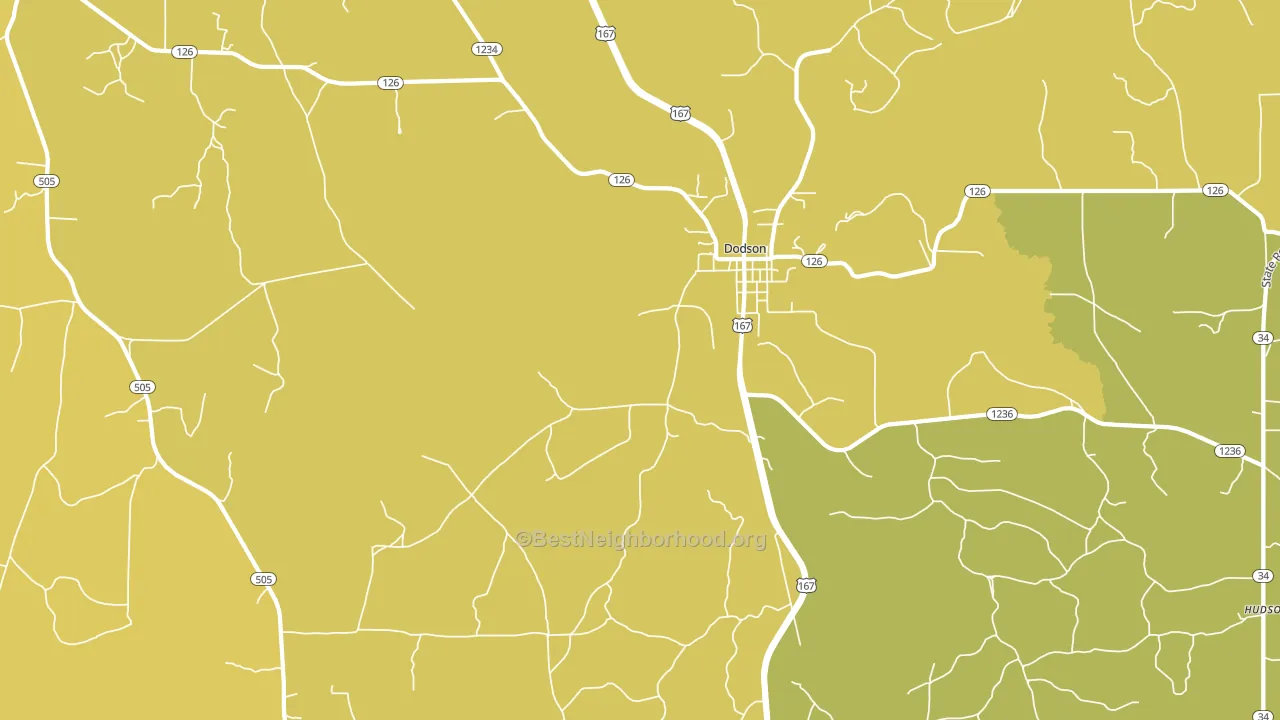 Tannehill, LA block-group voter-turnout map