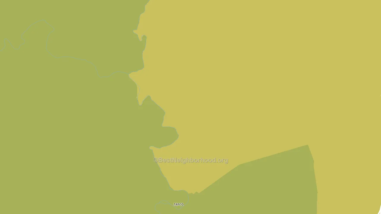 Tapco, AZ block-group voter-turnout map