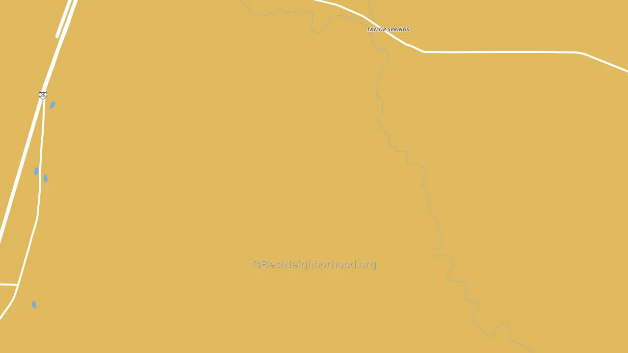 Taylor Springs, NM block-group voter-turnout map