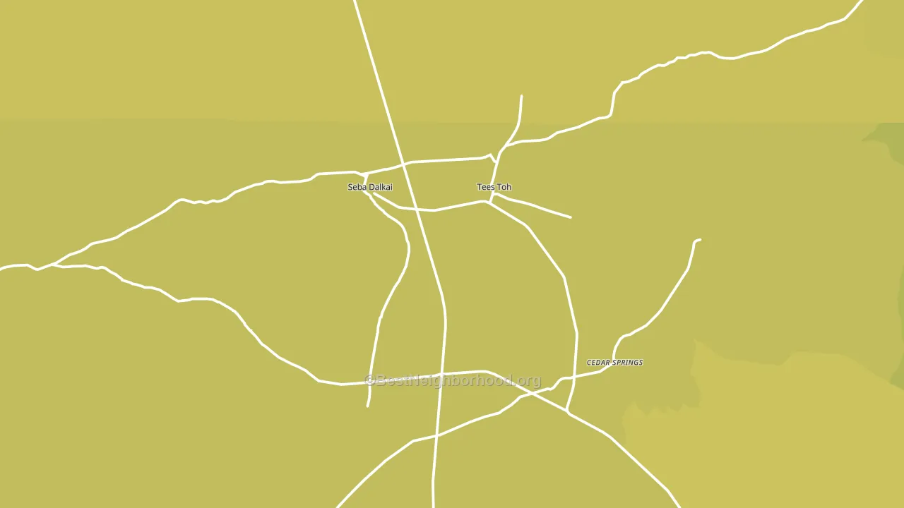 Tees Toh, AZ block-group voter-turnout map
