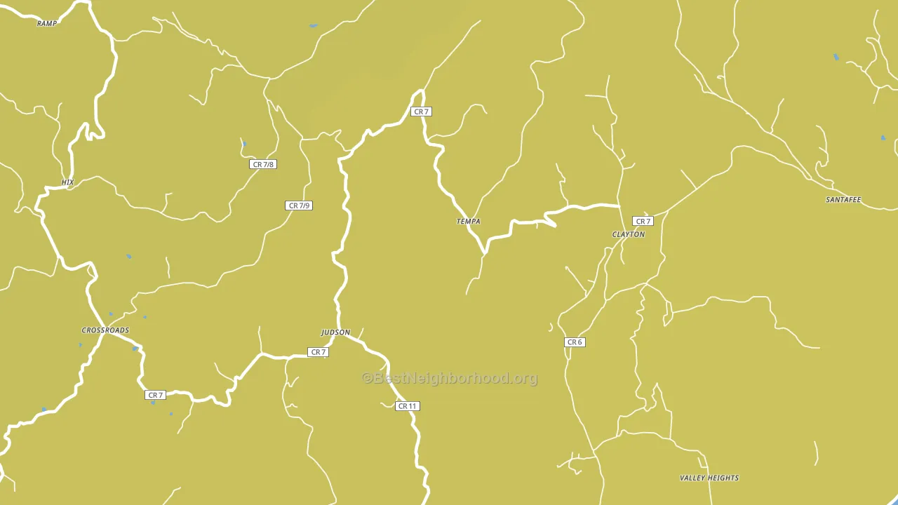 Tempa, WV block-group voter-turnout map