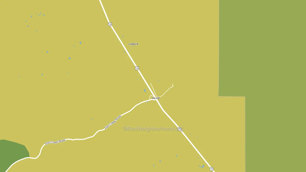 Tennille, FL block-group voter-turnout map