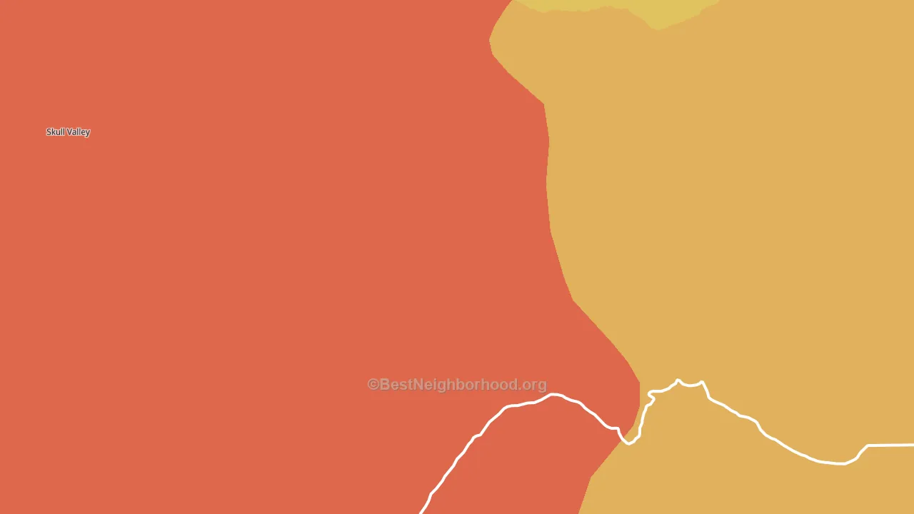 Terra, UT block-group voter-turnout map